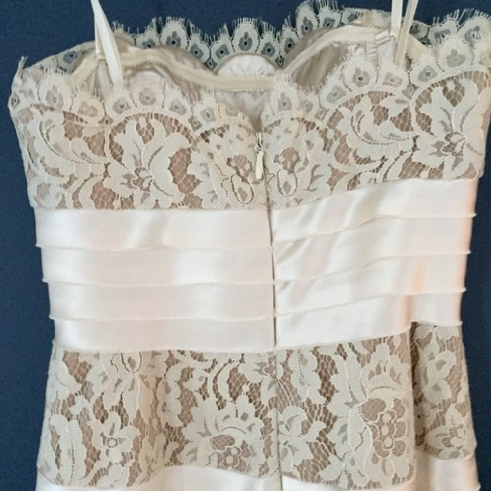 BCBGMAXAZRIA Ivory/cream Bcbg Dress